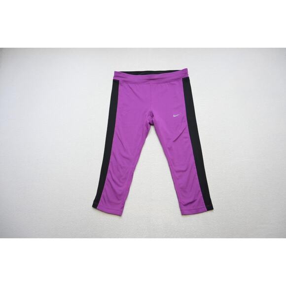 Nike Running Leggings Dri Fit Compression Yoga Performance Pants Womens Medium - Picture 1 of 7